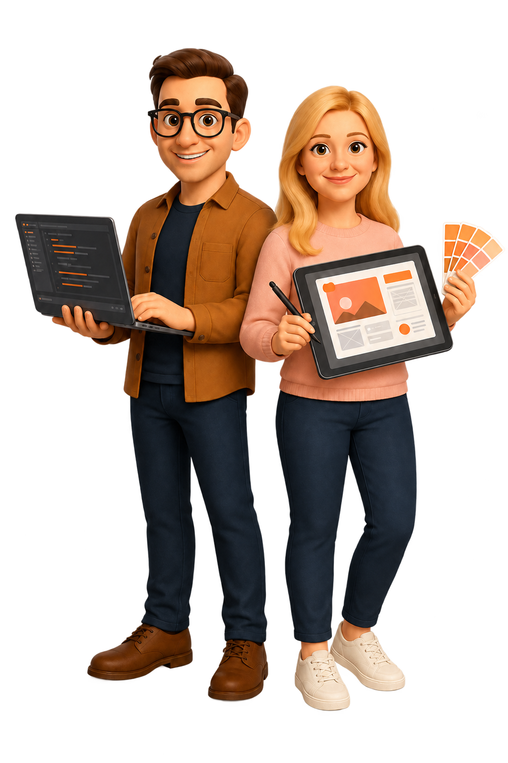 Programista WooCommerce i graficzka UX/UI z zespołu Wyklikamy